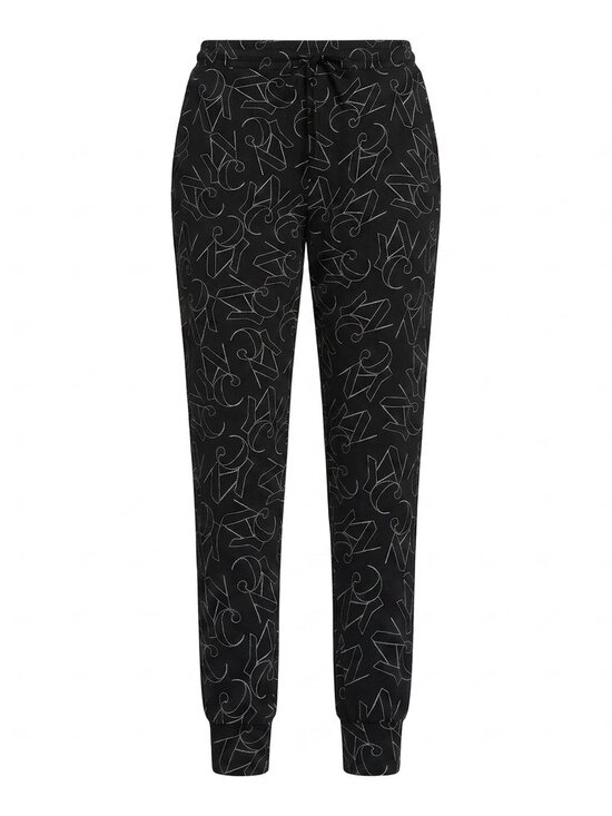 New York & Company Pants - NY&Co Graphic Print Joggers - Black & White